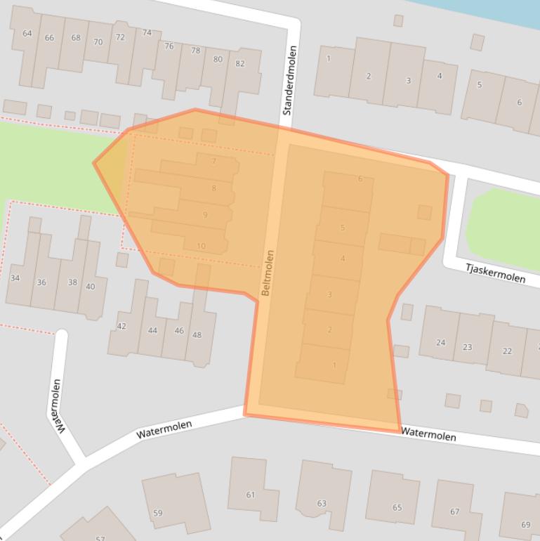 Kaart van postcodegebied 1135LN.