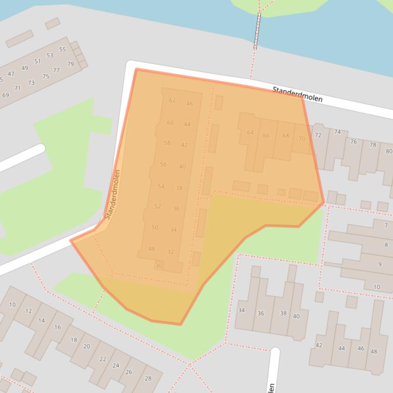 Kaart van postcodegebied 1135LT.