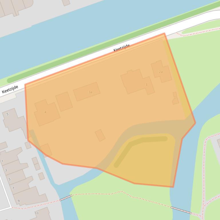 Kaart van postcodegebied 1135RB.