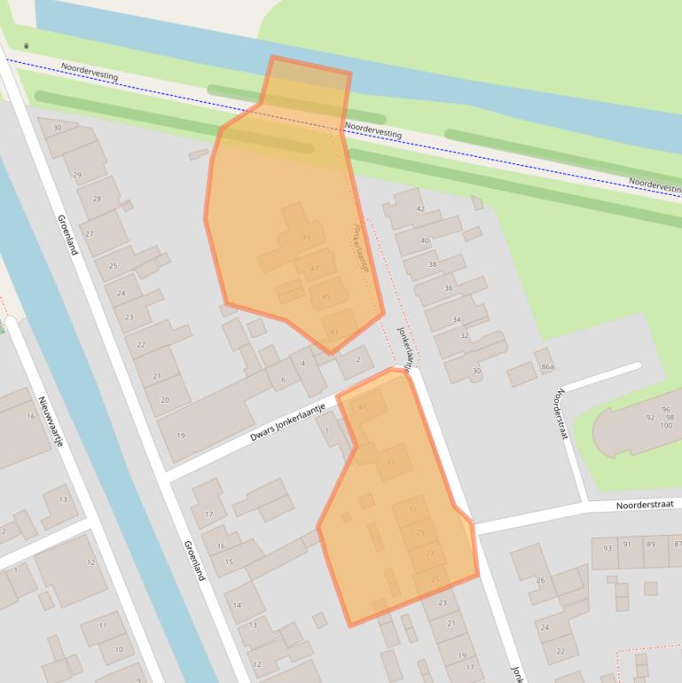 Kaart van postcodegebied 1135TK.