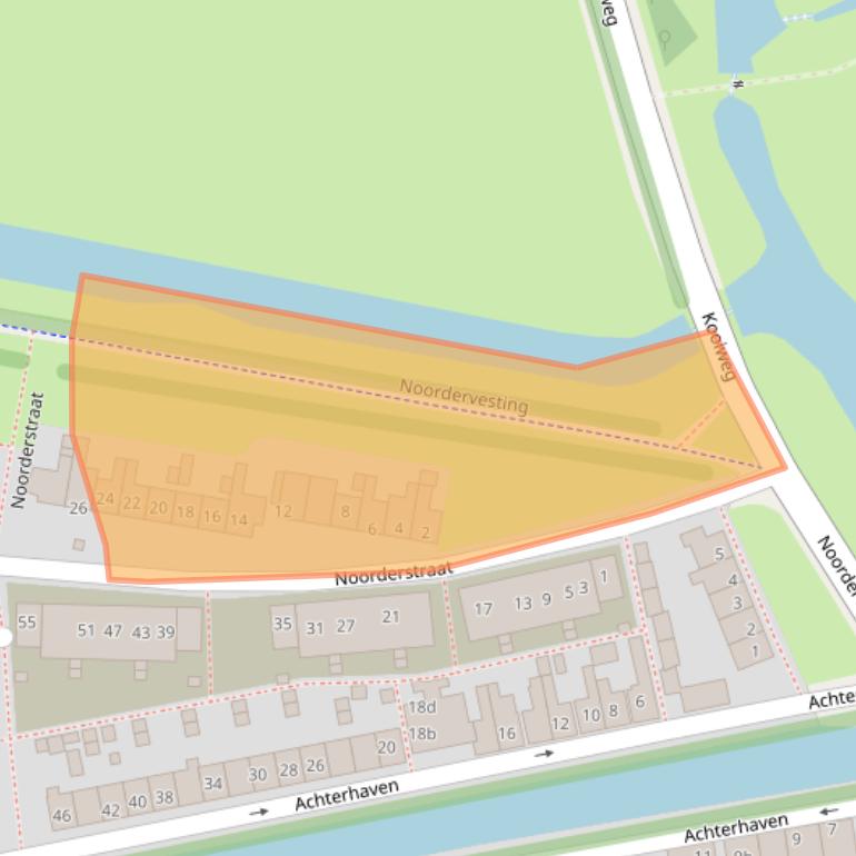 Kaart van postcodegebied 1135TS.