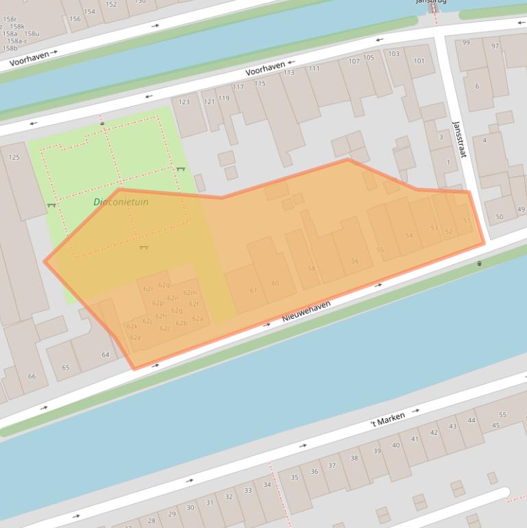 Kaart van postcodegebied 1135VL.