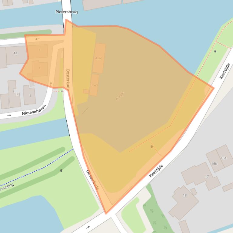 Kaart van postcodegebied 1135VN.