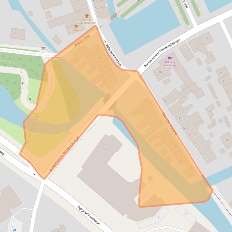 Kaart van postcodegebied 1135VR.