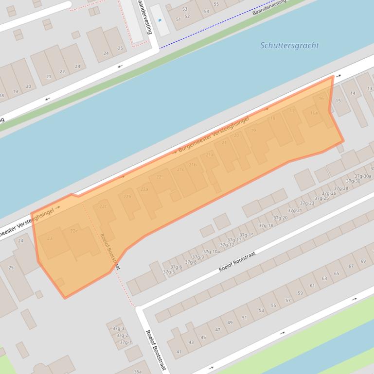 Kaart van postcodegebied 1135VV.