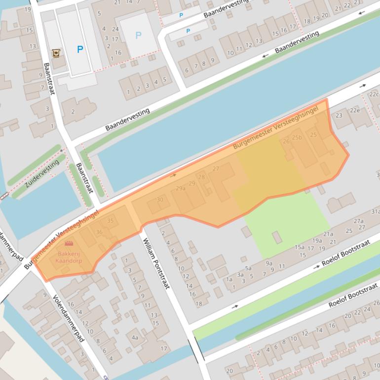 Kaart van postcodegebied 1135VW.