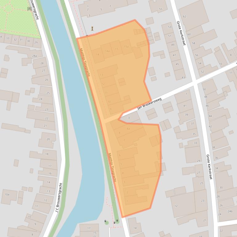 Kaart van postcodegebied 1135WX.