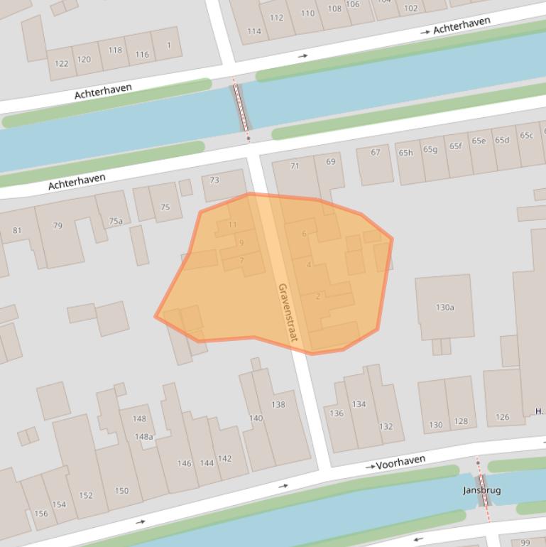 Kaart van postcodegebied 1135XP.