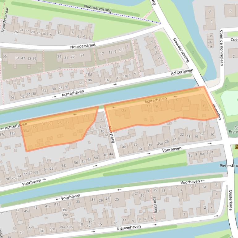 Kaart van postcodegebied 1135XR.