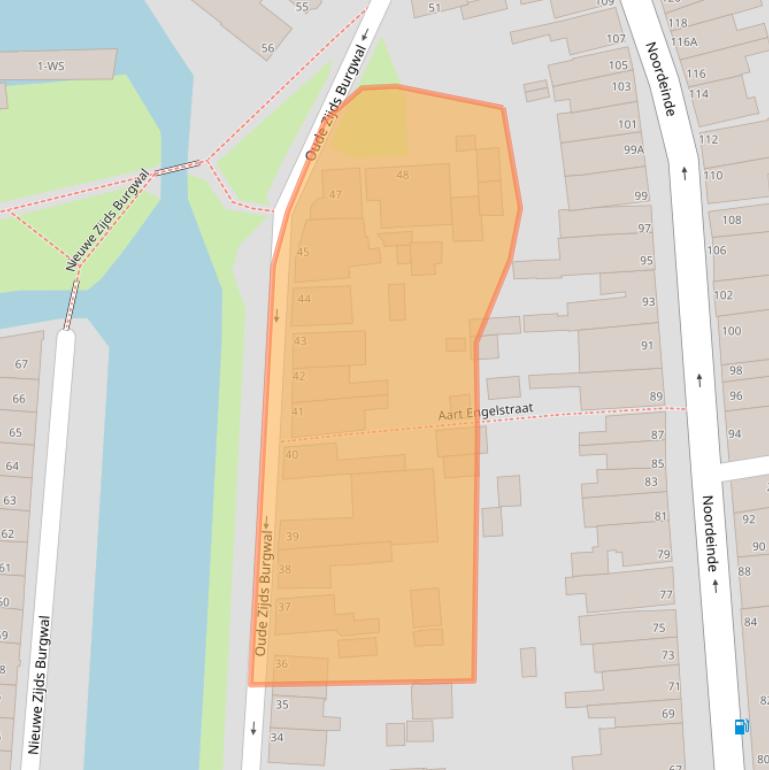 Kaart van postcodegebied 1141AC.