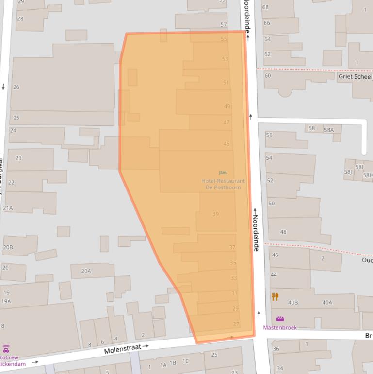 Kaart van postcodegebied 1141AG.