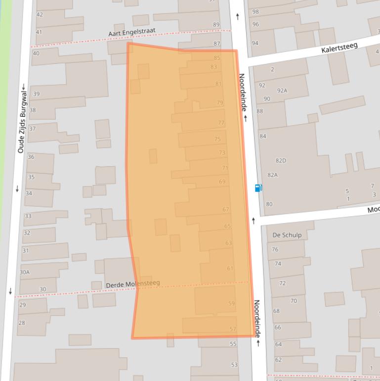 Kaart van postcodegebied 1141AH.