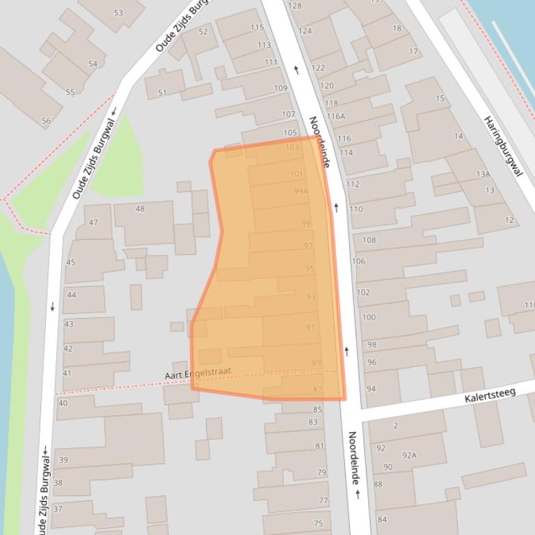 Kaart van postcodegebied 1141AJ.