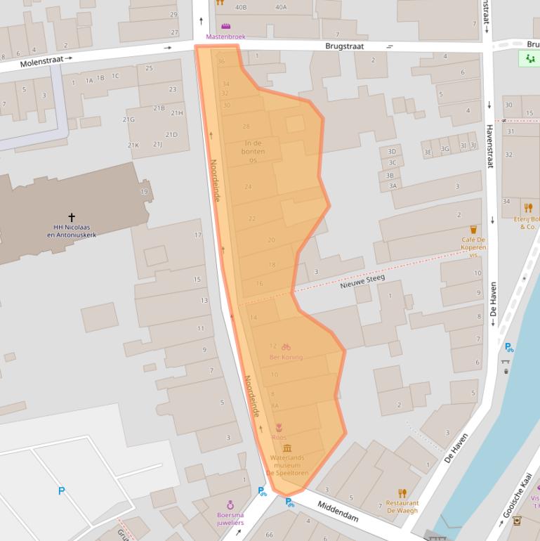 Kaart van postcodegebied 1141AM.