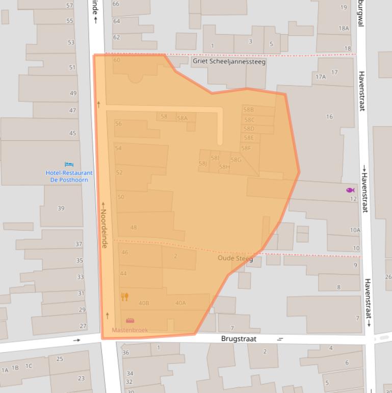 Kaart van postcodegebied 1141AN.