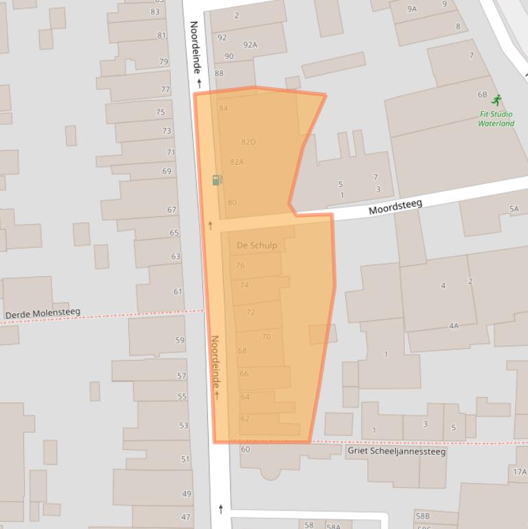 Kaart van postcodegebied 1141AP.