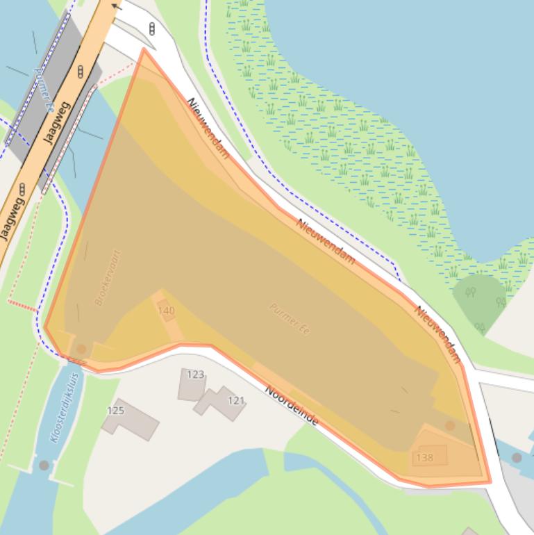 Kaart van postcodegebied 1141AS.