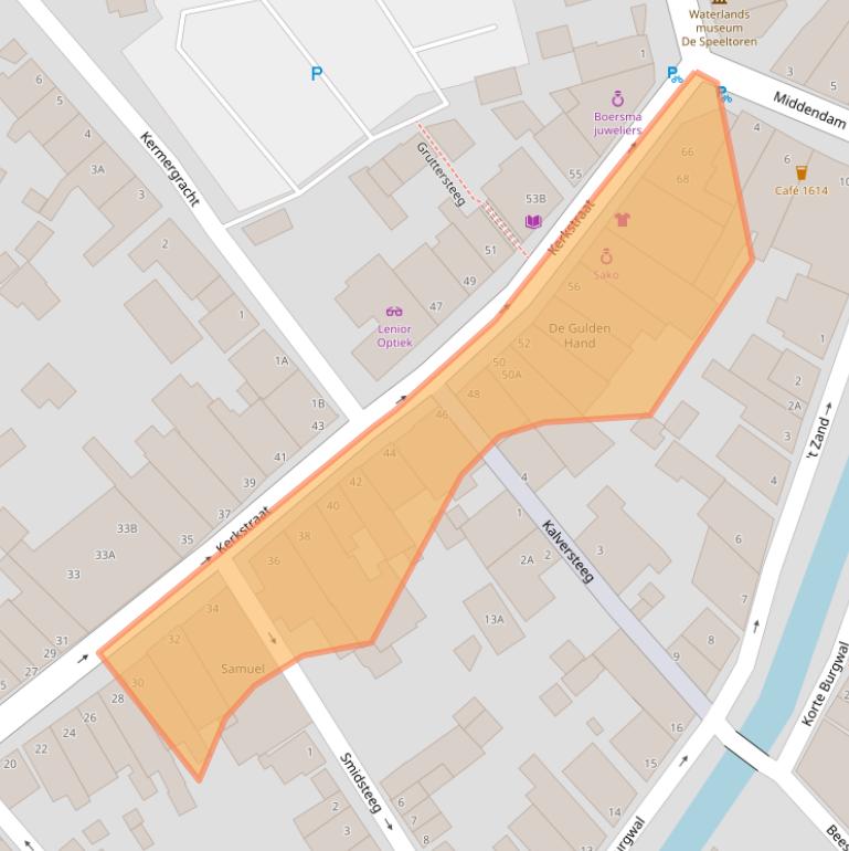 Kaart van postcodegebied 1141BJ.