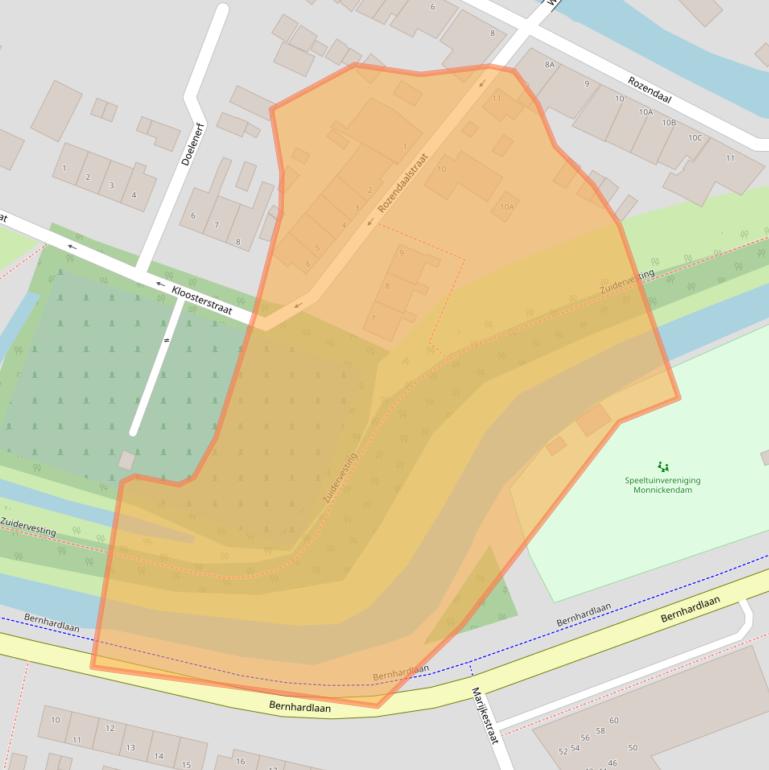 Kaart van postcodegebied 1141BP.