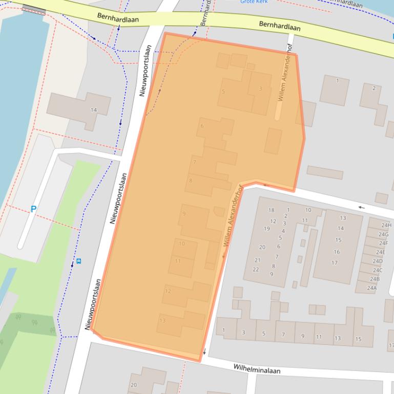 Kaart van postcodegebied 1141BS.