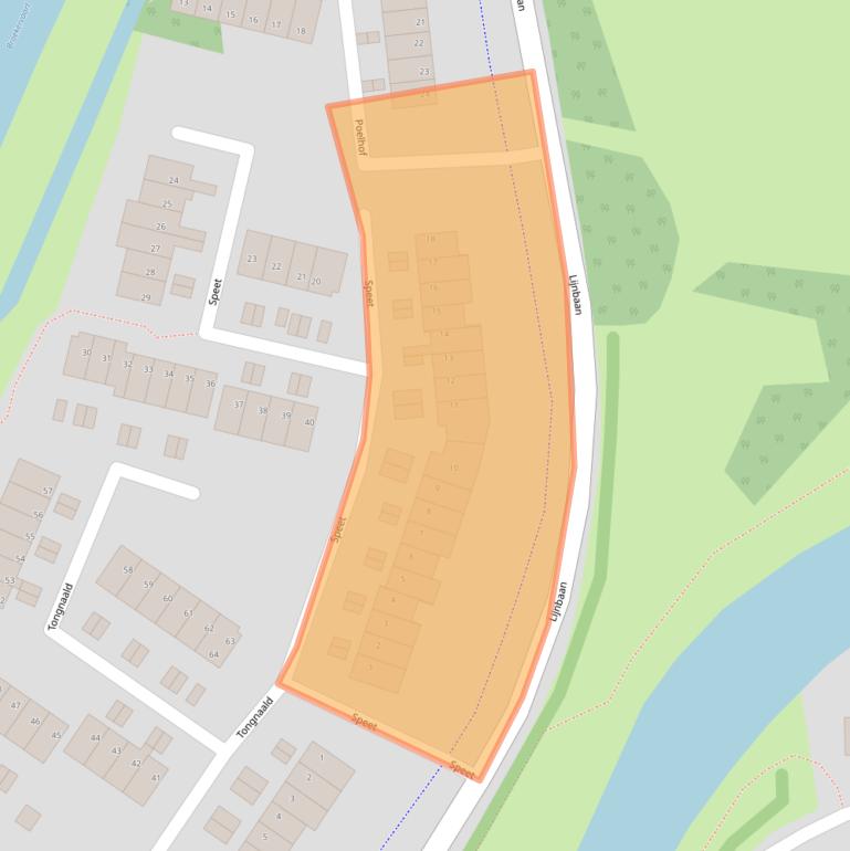 Kaart van postcodegebied 1141BV.