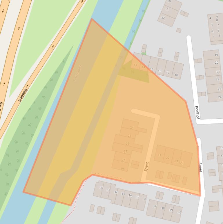 Kaart van postcodegebied 1141BW.