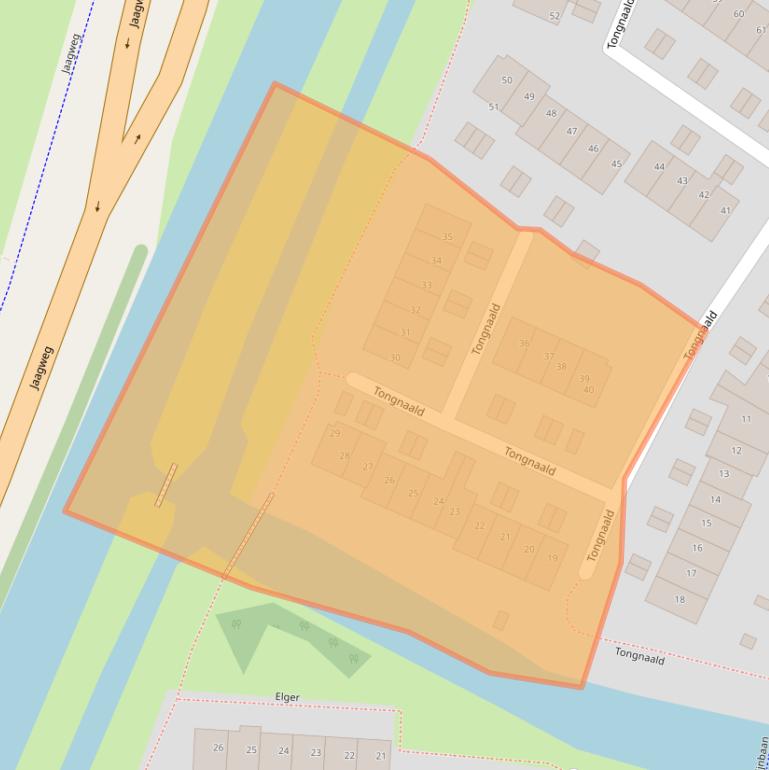 Kaart van postcodegebied 1141CA.
