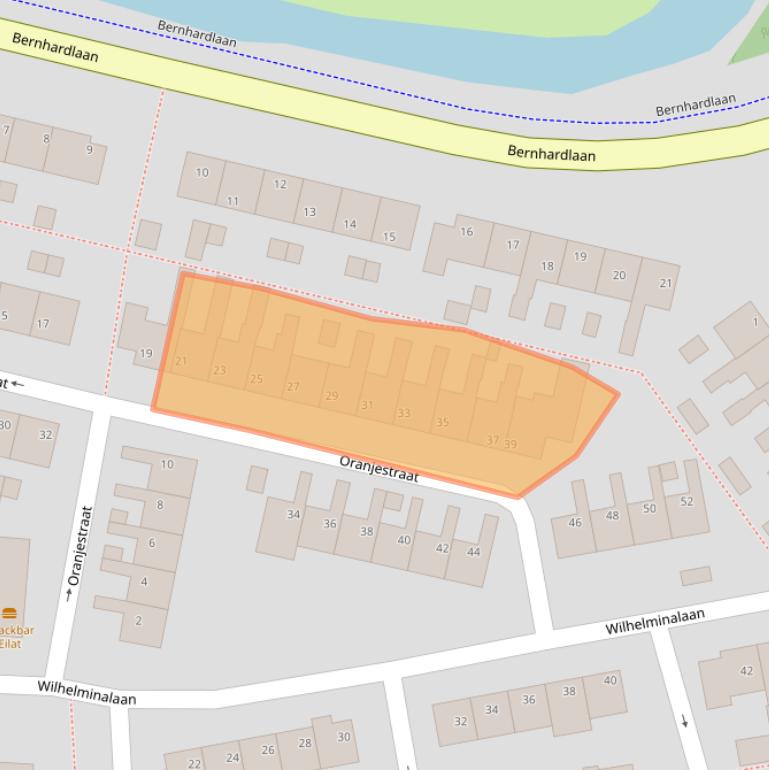 Kaart van postcodegebied 1141CP.