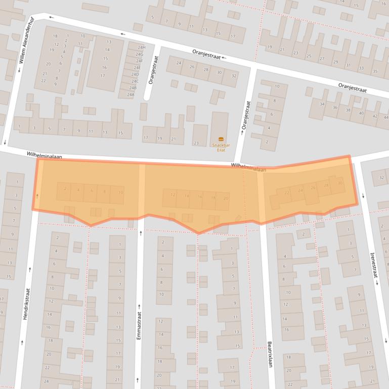 Kaart van postcodegebied 1141CV.