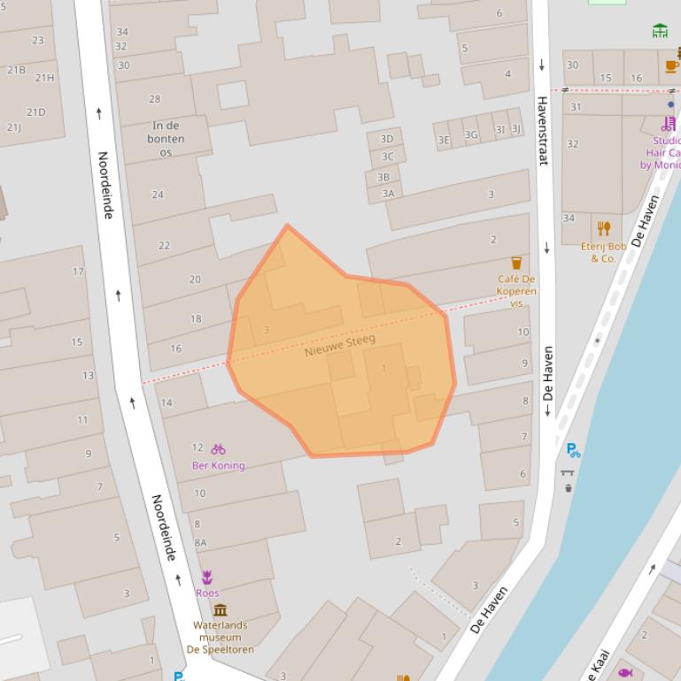 Kaart van postcodegebied 1141DA.