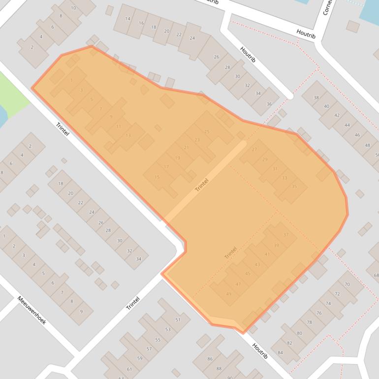 Kaart van postcodegebied 1141DK.