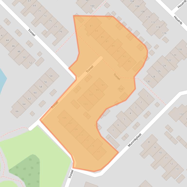 Kaart van postcodegebied 1141DM.