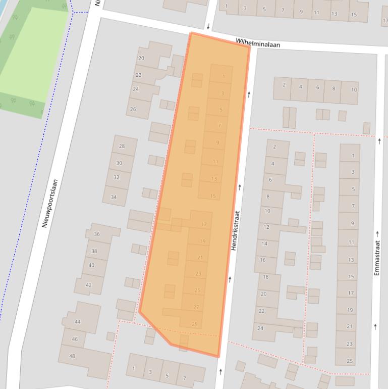 Kaart van postcodegebied 1141EE.