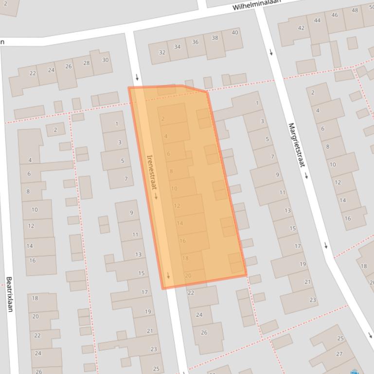 Kaart van postcodegebied 1141ER.