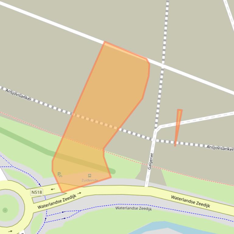 Kaart van postcodegebied 1141GL.