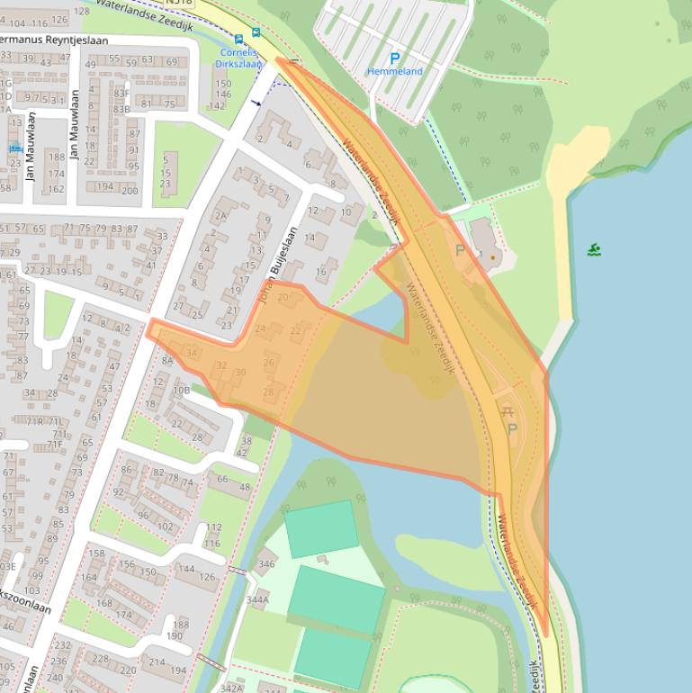 Kaart van postcodegebied 1141GT.