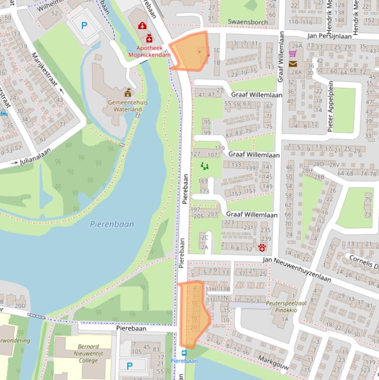 Kaart van postcodegebied 1141GW.