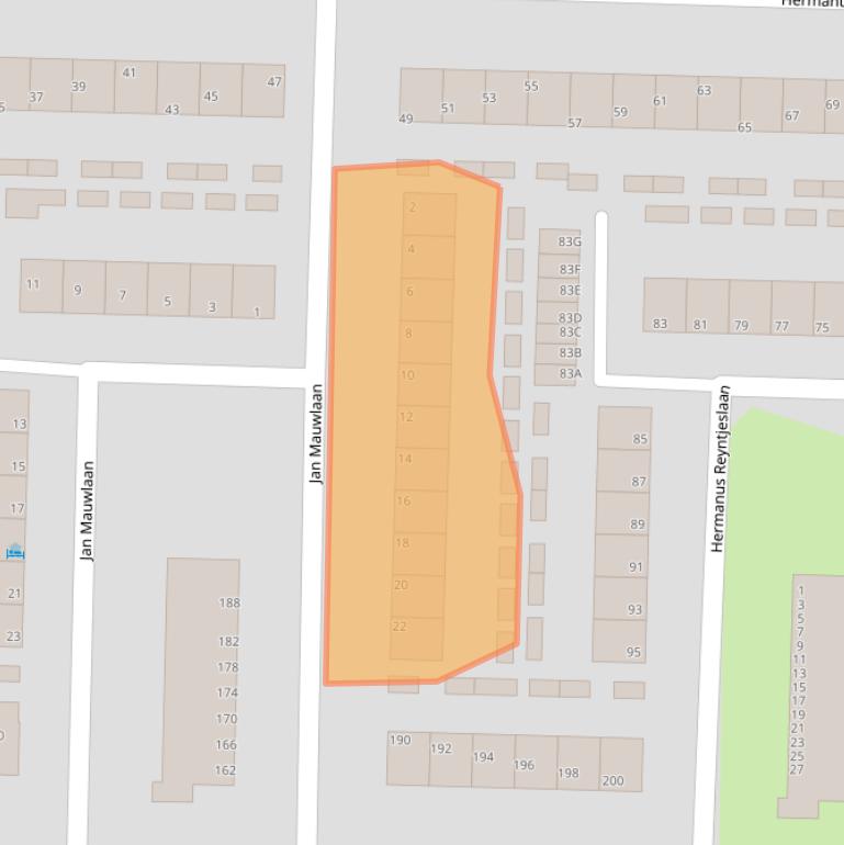 Kaart van postcodegebied 1141HJ.