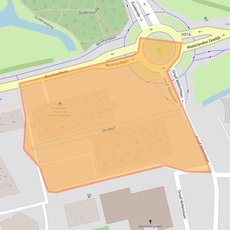 Kaart van postcodegebied 1141HL.