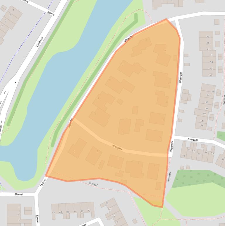 Kaart van postcodegebied 1141JE.