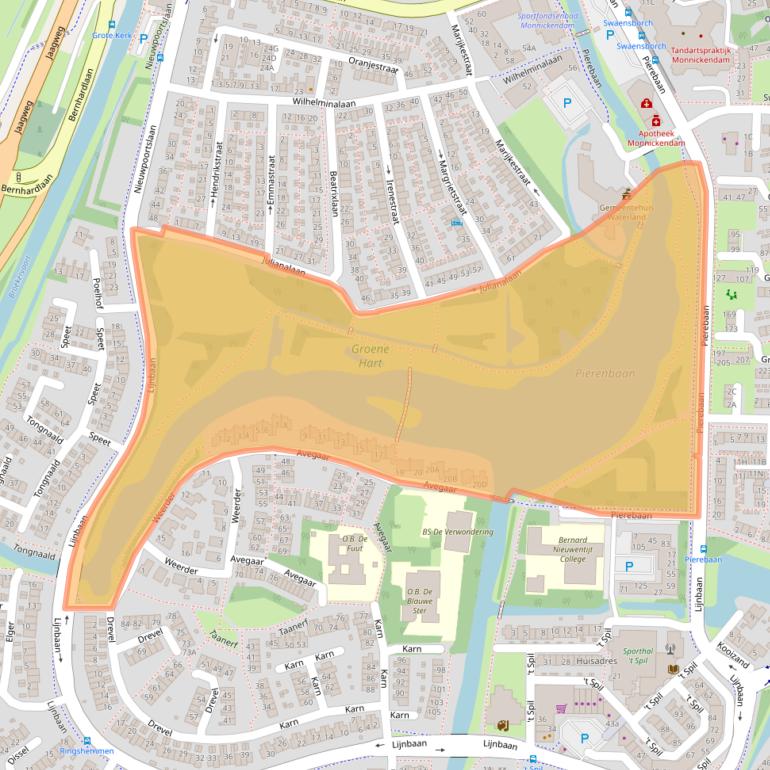 Kaart van postcodegebied 1141JG.