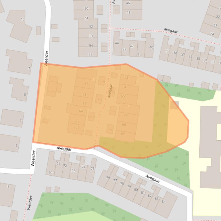 Kaart van postcodegebied 1141JK.