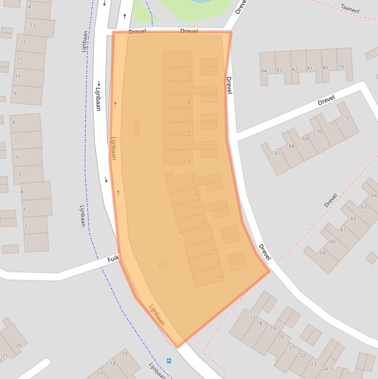 Kaart van postcodegebied 1141JW.