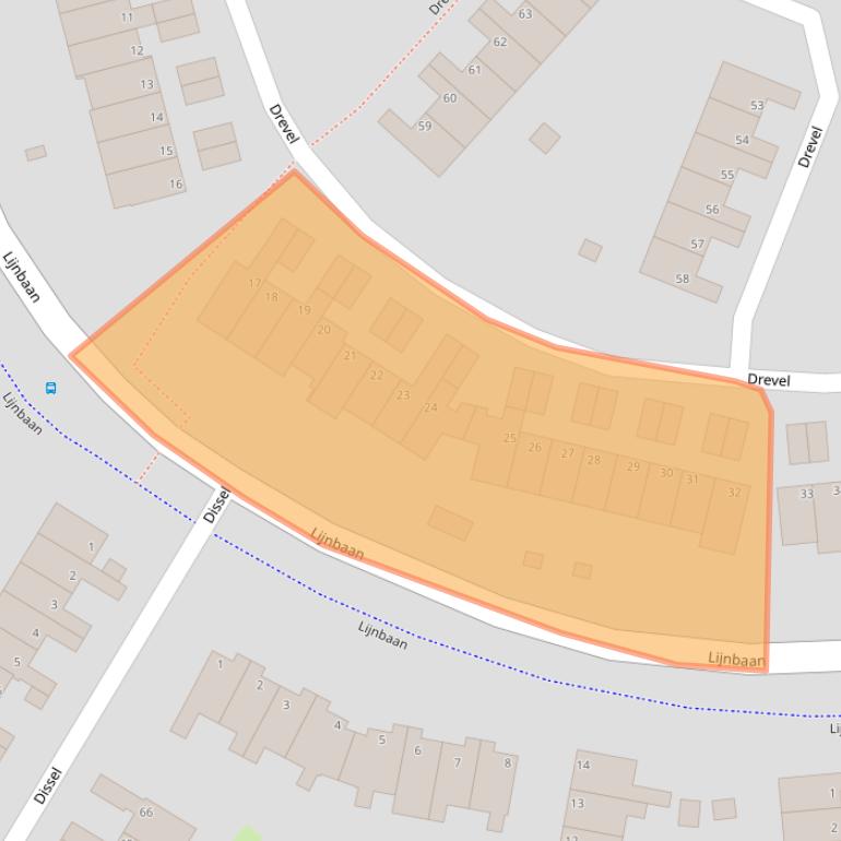 Kaart van postcodegebied 1141JX.