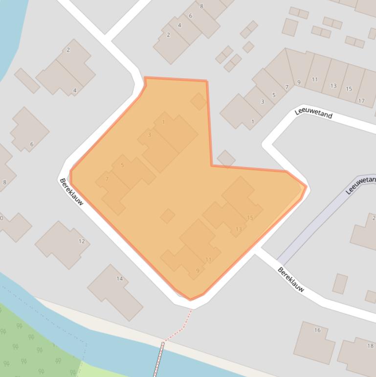 Kaart van postcodegebied 1141KJ.