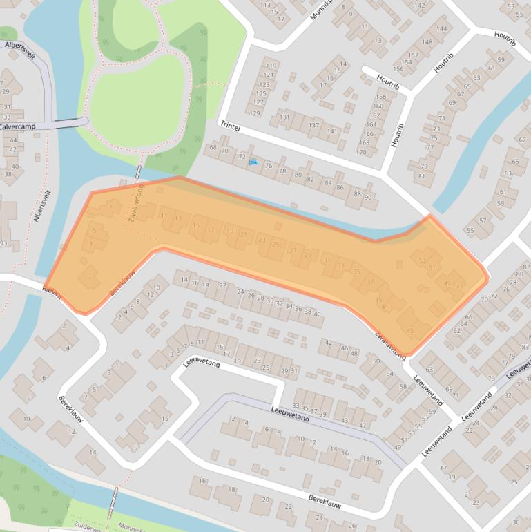 Kaart van postcodegebied 1141KN.