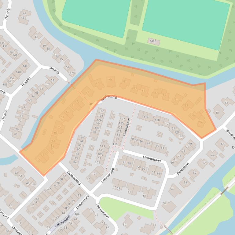 Kaart van postcodegebied 1141KP.