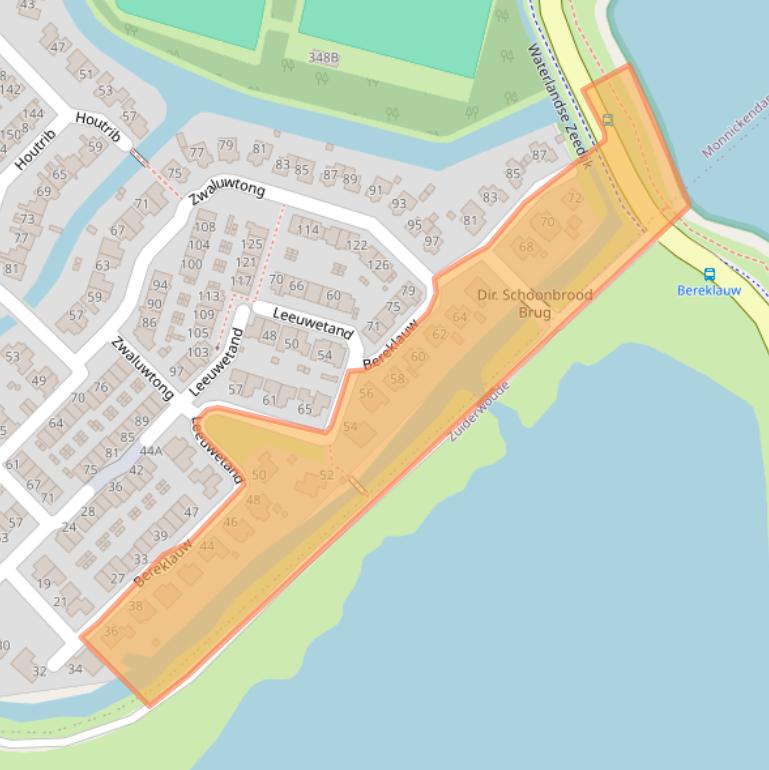 Kaart van postcodegebied 1141KV.