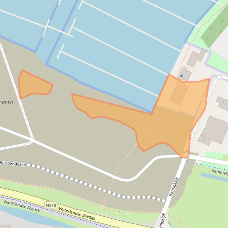 Kaart van postcodegebied 1141LB.