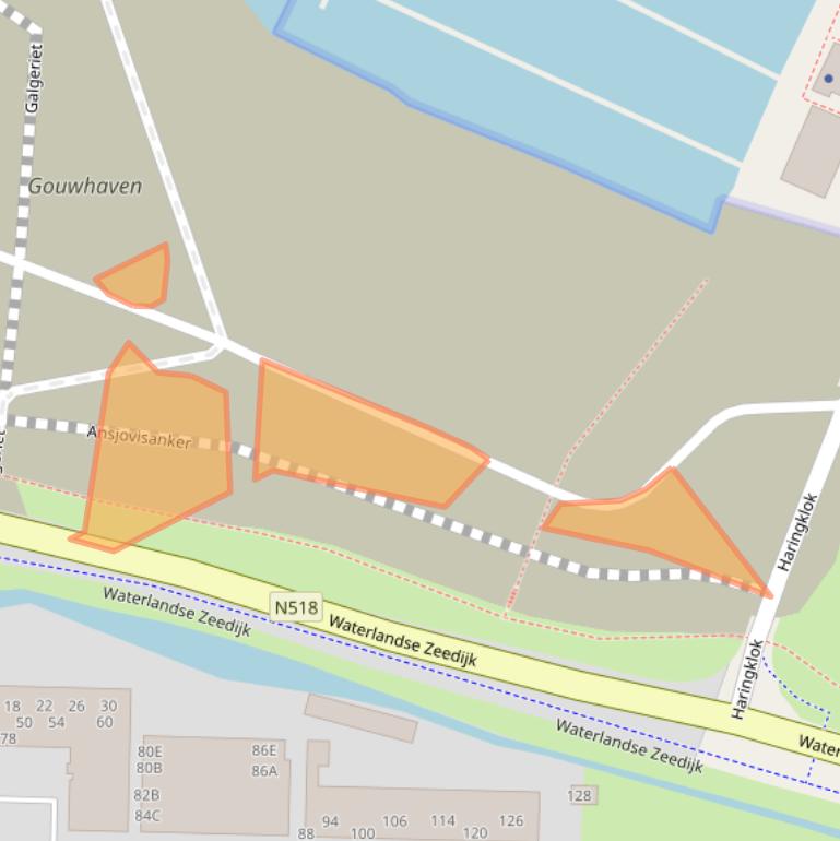 Kaart van postcodegebied 1141LE.